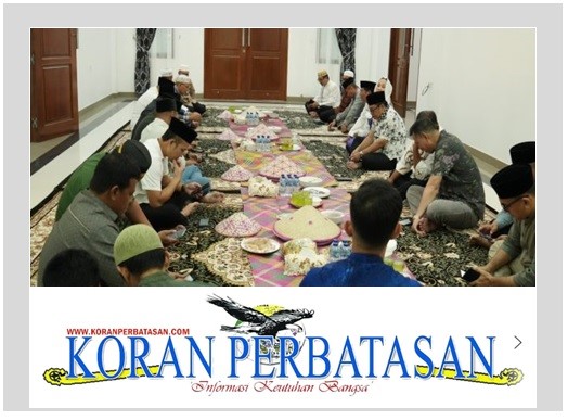 Doa bersama di rumah dinas Bupati Natuna Bukit Arai