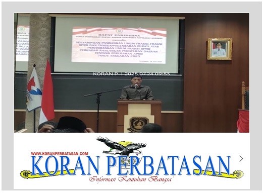 Ketua Fraksi PNBKS Syamsil Umri sampaikan pandangan umum terhadap Ranperda Perubahan APBD 2025