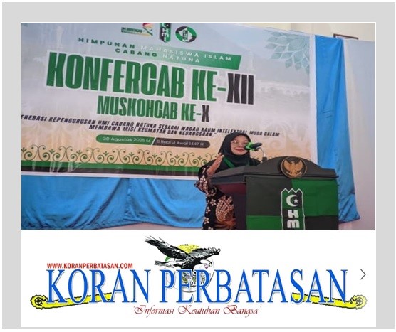 Suasana Konfercab XII HMI Natuna di Gedung Sri Serindit Ranai, 30 Agustus 2025