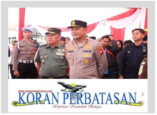 Kapolda Kalbar Irjen Pol. Pipit Rismanto membuka Gerakan Pangan Murah serentak di Polda Kalbar.