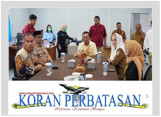 Gubernur Kepri dan Bupati Natuna meninjau dapur MBG di Ranai sambil memeriksa bantuan Rapid Test Kit