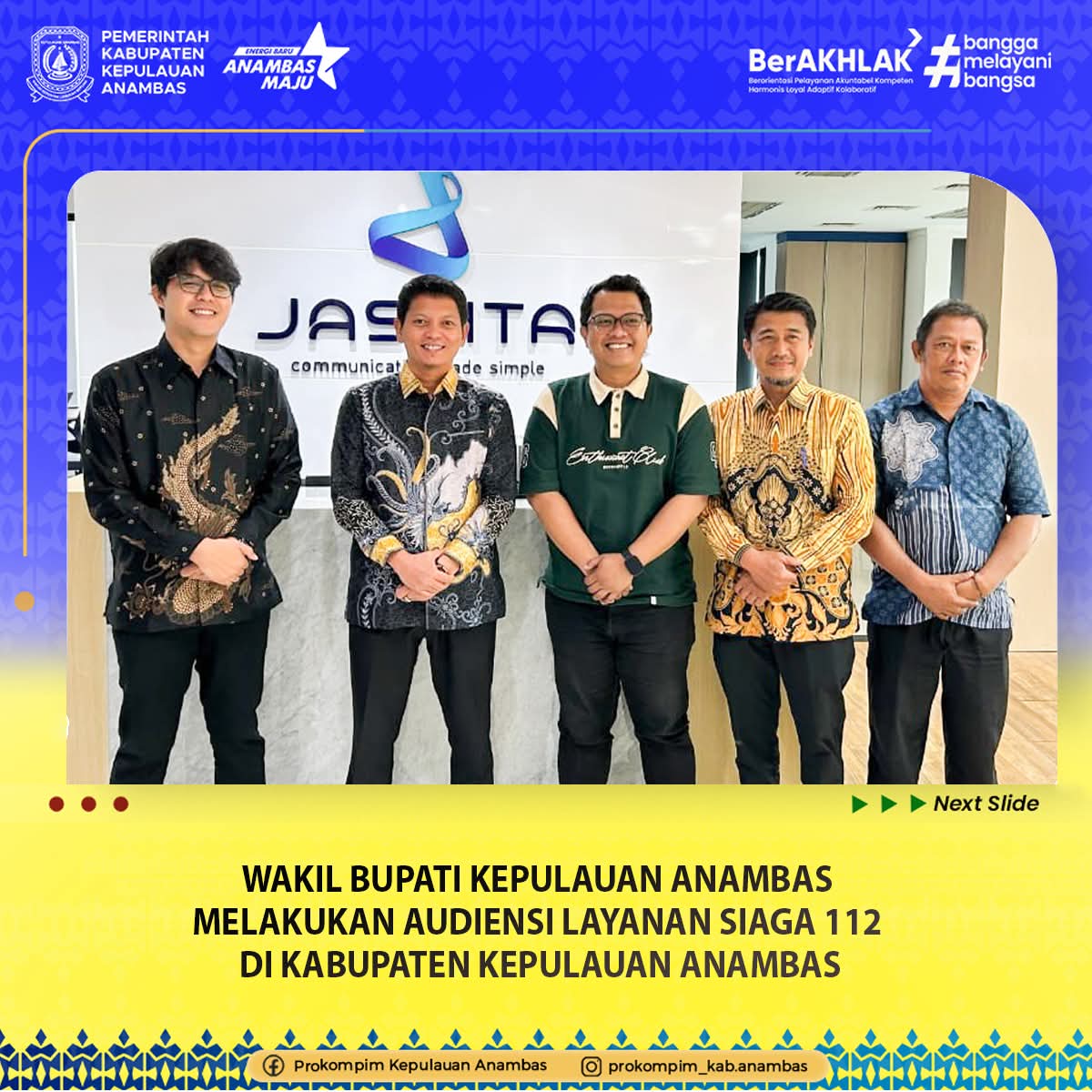 Wakil Bupati Raja Bayu memaparkan persiapan layanan panggilan darurat 112 di Kabupaten Kepulauan Anambas