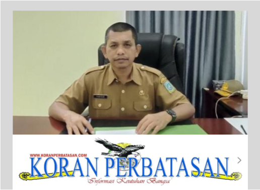 Kepala Inspektorat Anambas Yunizar memaparkan strategi pengawasan preventif di ruang kerjanya.