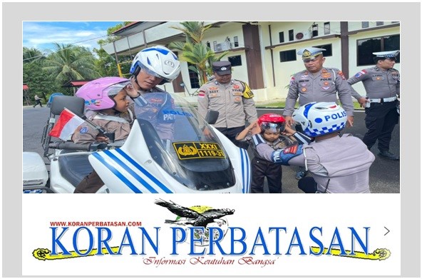 Edukasi Lalu Lintas untuk Anak PAUD oleh Satlantas Natuna.