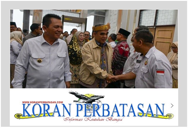 Potret Gubernur Kepri Ansar Ahmad mendampingi Ketua MPR RI Ahmad Muzani di Bandara Raja Haji Fisabilillah Tanjungpinang.