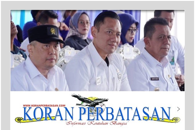 Potret Menteri Perhubungan Dudy Purwagandhi dan Menko Bidang Infrastruktur dan Kewilayahan Agus Harimurti Yudhoyono (AHY) serta Gubernur Kepri Ansar Ahmad dalam peresmian Pelabuhan Penyeberangan Letung, Sedanau, dan Gedung BPTD Kelas II Kepulauan Riau di Jemaja Timur, Kabupaten Kepulauan Anambas.