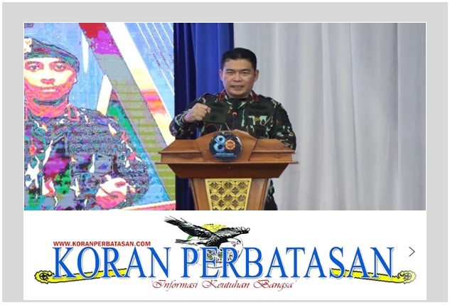 Potret Wakapolda Kepri Brigjen Pol. Dr. Anom Wibowo memimpin acara syukuran HUT ke-80 Korps Brimob Polri di Gedung Lancang Kuning Polda Kepri.