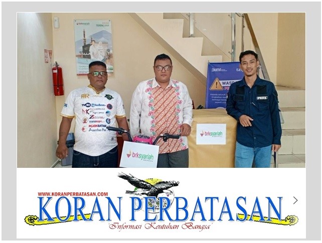 Panitia HPN Anambas menerima dukungan dari Bank BRK Syariah