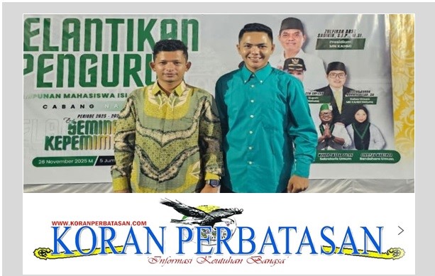 Ketua Umum Badko HMI Riau-Kepri Wiriyanto Aswir memberikan keterangan terkait program kerja.