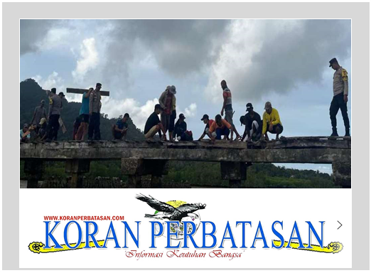 Polres Natuna Perbaiki Akses Nelayan Serasan