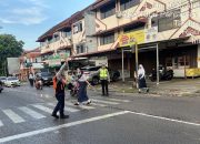 Sat Lantas Polresta Tanjungpinang Gelar Strong Point Pagi Beri Pelayanan Prima