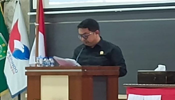Ayub Bacakan Pandangan PPIR, Air Bersih dan Listrik Anambas Dipertanyakan