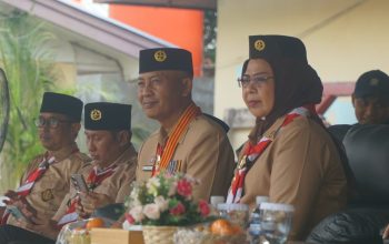 Hj. Dewi Kumalasari, M.Pd Apresiasi Perkemahan PTA SMA Negeri 2 Tanjungpinang